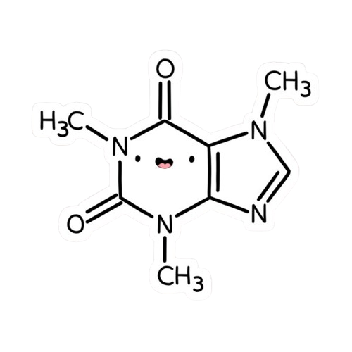 Caffeine Molecule Clipart
